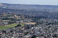 Jaipur: pohľad na mesto z Nahargarh Fort, 3.3.2015 Jaipur