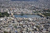 Jaipur: pohľad na mesto z Nahargarh Fort, 3.3.2015 Jaipur