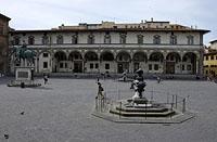 Florencia: Piazza della Santissima Annunziata, 19.5.2015 Florencia