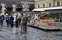 Florencia: Piazza della Repubblica, 20.5.2015 Florencia