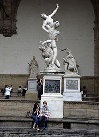 Florencia: Loggia dei Lanzi, 20.5.2015 Florencia