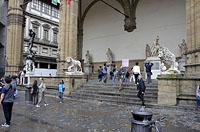 Florencia: Loggia dei Lanzi, 20.5.2015 Florencia
