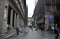 Florencia: Piazzale degli Uffizi, 20.5.2015 Florencia