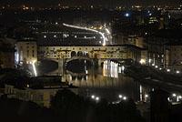 Florencia: Ponte Vecchio, pohľad z Piazzale Michelangelo, 20.5.2015 Florencia