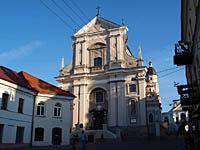 Vilnius: kostol sv. Terezy, 7.8.2013 Vilnius