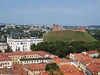 Vilnius: pohľad zo zvonice, 7.8.2013 Vilnius