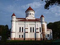 Vilnius: ortodoxná katedrála Matky Božej - Vilniaus staciatikiu katedros Dievo Motinos emimo i dangu parapija, 7.8.2013 Vilnius