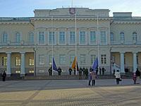Vilnius: prezidentský palác, 2.4.2014 Vilnius