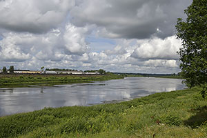 Daugavpils: rieka Daugava, 10.7.2022 Daugavpils