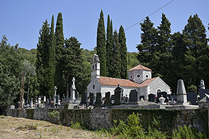 Čierna Hora: polostrov Luštica, crkva svetog Nikole, 17.8.2021 Cierna Hora