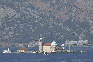 Čierna Hora: Boka kotorska, Gospa od Škrpjela, 17.8.2021 Cierna Hora