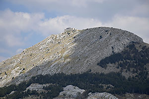 Čierna Hora: Nacionalni Park Lovćen, Jezerski (1657 m), 20.8.2021 Cierna Hora