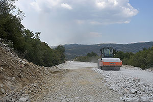 Čierna Hora: výstavba preložky cesty R-17 Cetinje - Nikšić, 20.8.2021 Cierna Hora