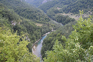 Čierna Hora: údolie rieky Tara, Nacionalni Park Durmitor, 20.8.2021 Cierna Hora