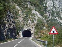 Čierna Hora: údolie rieky Morača, 25.8.2012 Cierna Hora