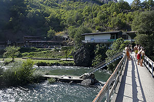 Skopje: rieka Treska, Matka, 8.8.2021 Skopje