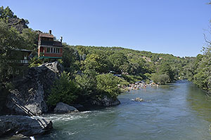 Skopje: rieka Treska, Matka, 8.8.2021 Skopje