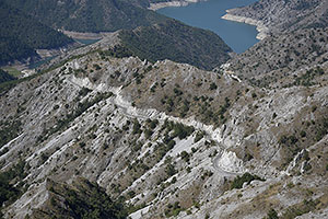 Skopje: jazero Kozjak na rieke Treska, 10.8.2021 Skopje