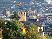 Skopje: pevnosť Kale, 18.8.2012 Skopje