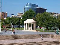 Skopje: pavilón, 19.8.2012 Skopje