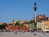 Varšava: Plac Zamkowy, 11.8.2013 Varsava