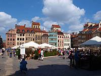 Varšava: Rynek Starego Miasta, 11.8.2013 Varsava