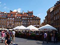 Varšava: Rynek Starego Miasta, 11.8.2013 Varsava