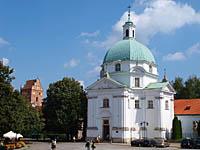 Varšava: kostol sv. Kazimíra - Kościół św. Kazimierza, 11.8.2013 Varsava
