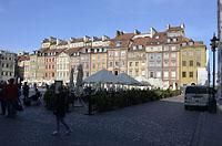 Varšava: rynek Starego Miasta, 29.9.2017 Varsava