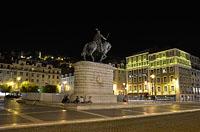 Lisabon: Estátua de Dom Joao I, Praça da Figueira, 10.5.2019 Lisabon