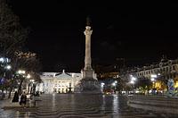 Lisabon: Estátua de Dom Pedro IV, Praça Dom Pedro IV (Rossio), 10.5.2019 Lisabon