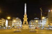 Lisabon: Monumento dos Restauradores, Praça dos Restauradores, 10.5.2019 Lisabon