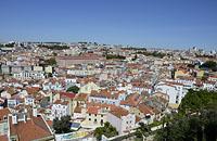 Lisabon: výhľad z Miradouro da Graça, 11.5.2019 Lisabon