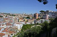 Lisabon: výhľad z Miradouro da Graça, 11.5.2019 Lisabon