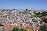 Lisabon: výhľad z Castelo de Sao Jorge, 11.5.2019 Lisabon