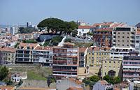 Lisabon: výhľad na Miradouro da Senhora do Monte, 11.5.2019 Lisabon