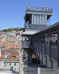 Lisabon: Elevador de Santa Justa, 11.5.2019 Lisabon