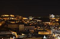 Lisabon: výhľad z Miradouro de Sao Pedro de Alcantara, 11.5.2019 Lisabon