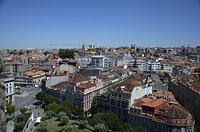 Porto: výhľad z Torre dos Clérigos, 13.5.2019 Porto