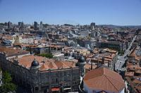 Porto: výhľad z Torre dos Clérigos, 13.5.2019 Porto
