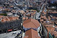 Porto: výhľad z Torre dos Clérigos, 13.5.2019 Porto