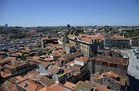 Porto: výhľad z Torre dos Clérigos, 13.5.2019 Porto