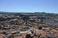 Porto: výhľad z Torre dos Clérigos, 13.5.2019 Porto
