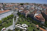 Porto: výhľad z Torre dos Clérigos, 13.5.2019 Porto