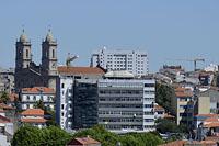 Porto: výhľad z Torre dos Clérigos, Igreja da Lapa, 13.5.2019 Porto