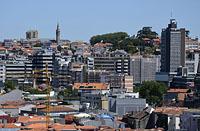 Porto: výhľad z Torre dos Clérigos, 13.5.2019 Porto