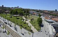 Porto: výhľad z Miradouro da Serra do Pilar, Jardim do Morro, 13.5.2019 Porto