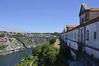 Porto: výhľad z Miradouro da Serra do Pilar, Ponte do Infante, Mosteiro da Serra do Pilar, 13.5.2019 Porto