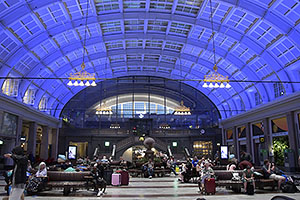 Stockholm: železničná stanica, Centralen, 20.7.2022 Stockholm