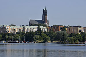 Stockholm: Årstaviken, Högalidskyrkan, 21.7.2022 Stockholm